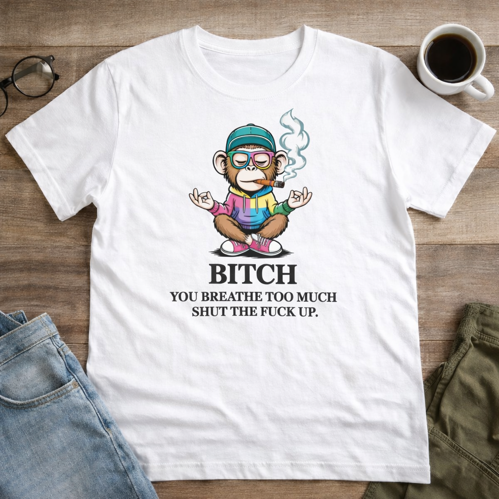 Brutal Zen Aap T-Shirt – Streetwear met Attitude