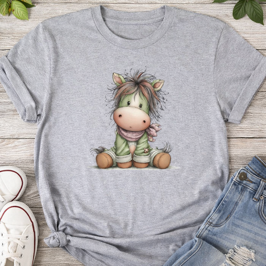 Schattig Paardje T-Shirt – Speels & Uniek Design