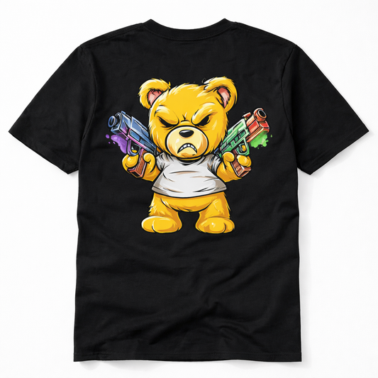 Angry Bear T-Shirt – Personaliseerbaar met Naam