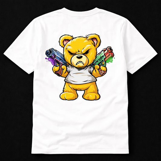 Angry Bear T-Shirt – Personaliseerbaar met Naam