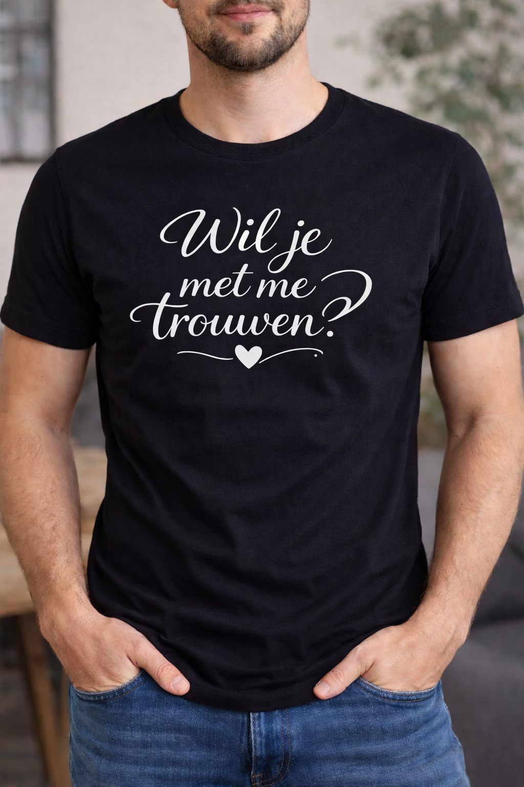 Wil je met me trouwen? Man